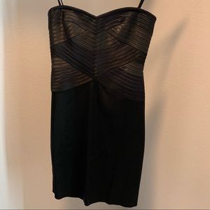 BCBGMaxAzria Satin Bandage Dress